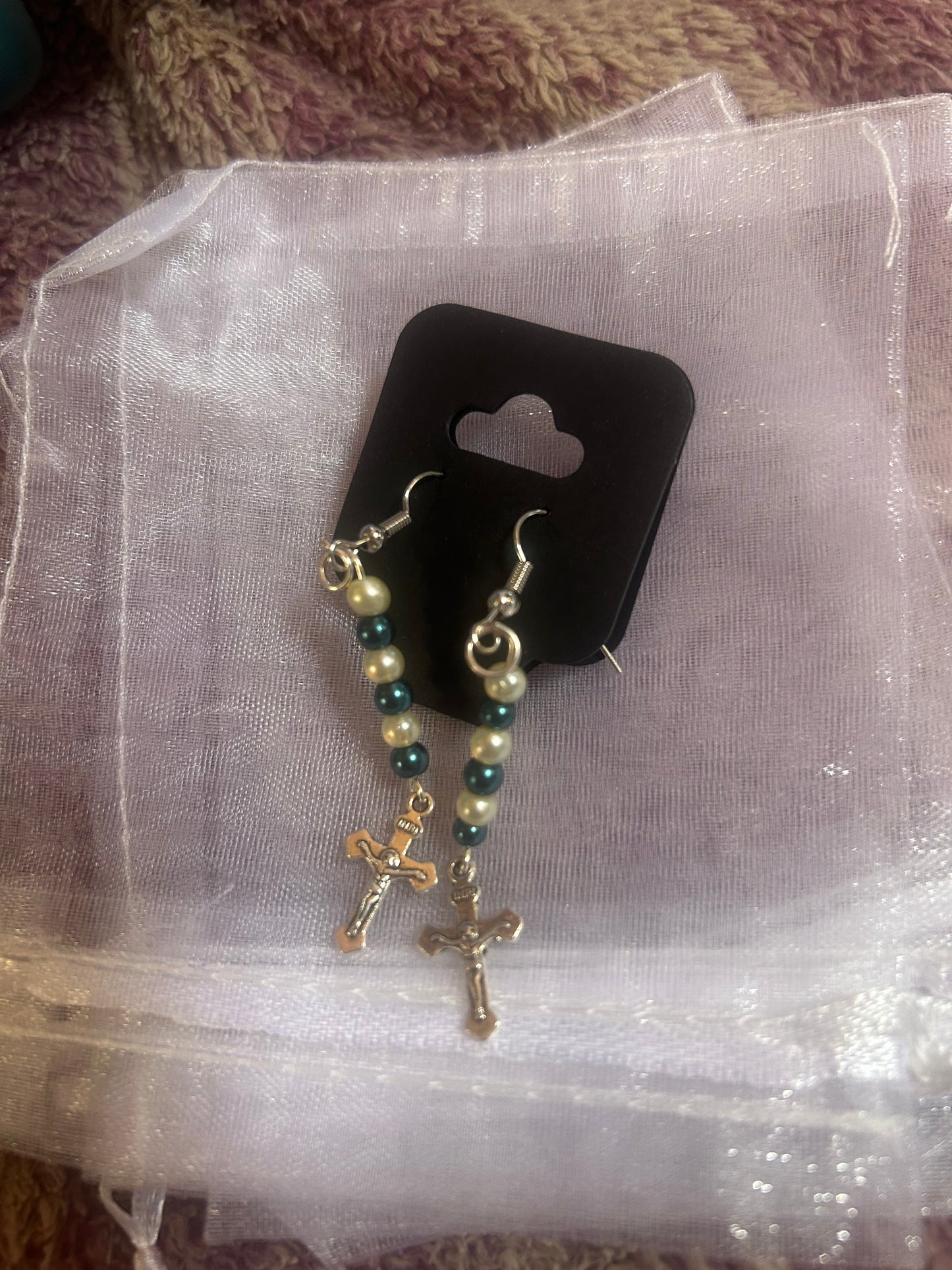 Cross earrings