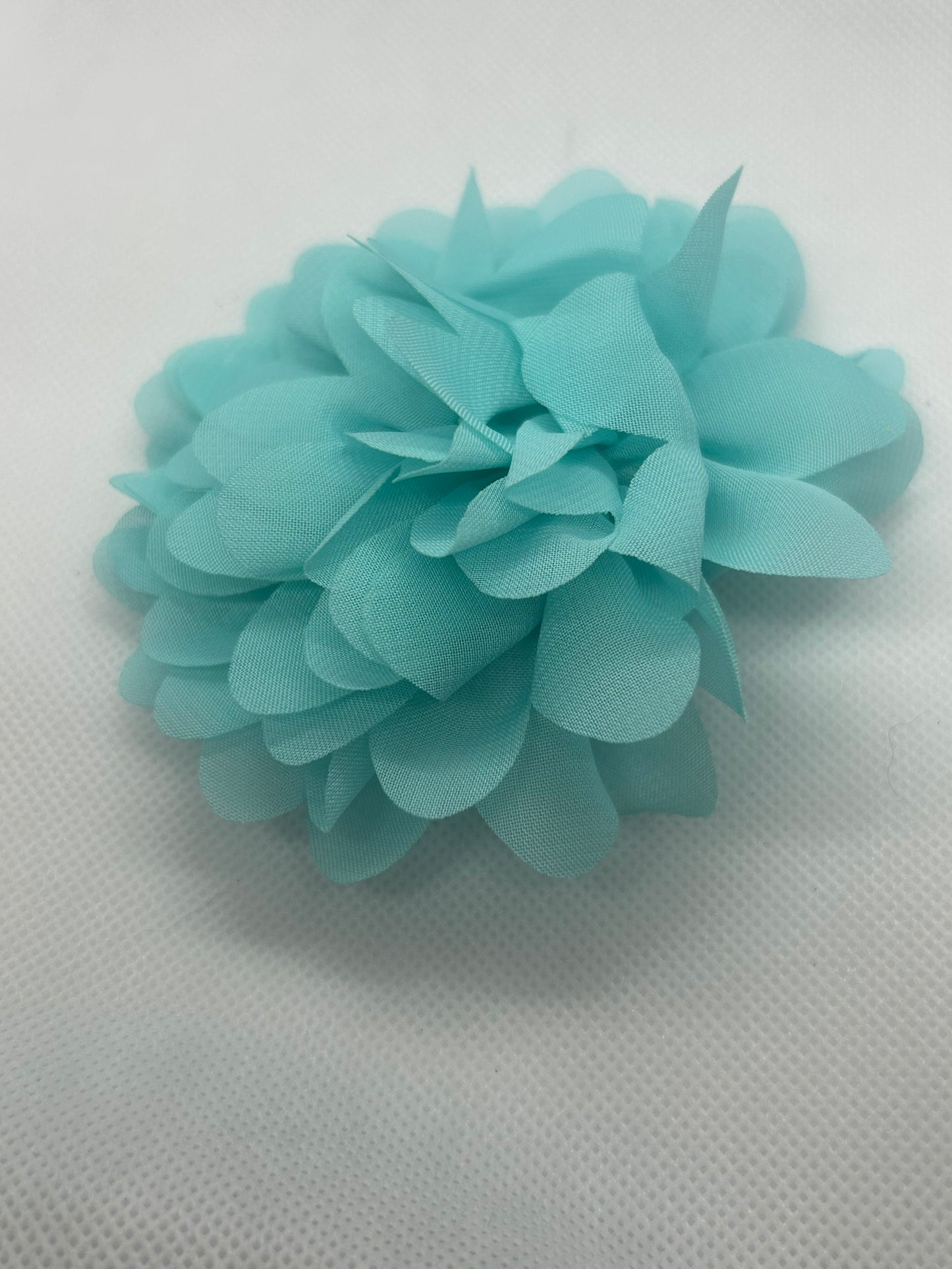Blue flower hair clip