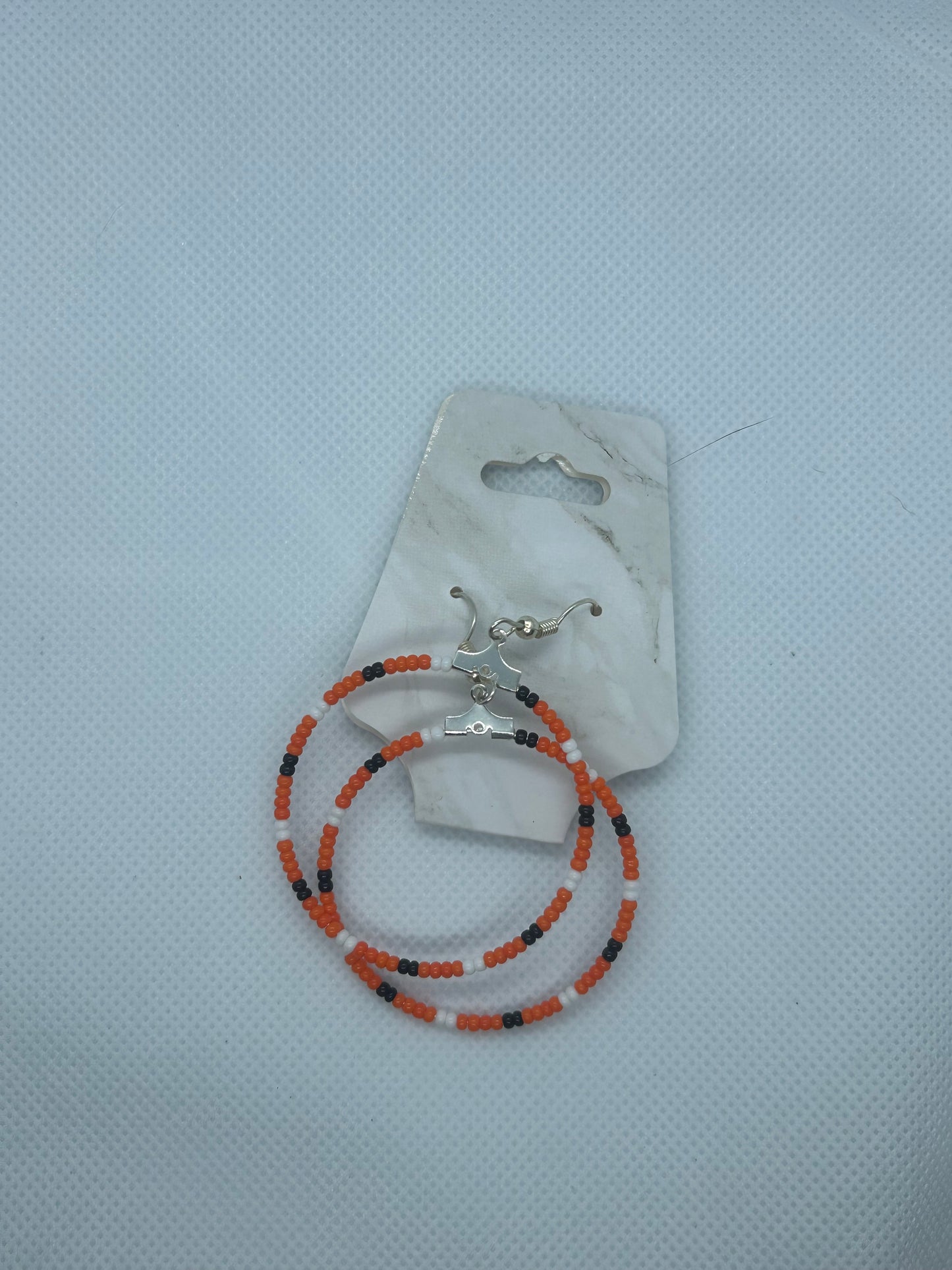 Beaded Hoop Earrings