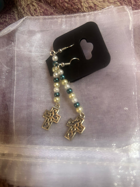 Cross earrings